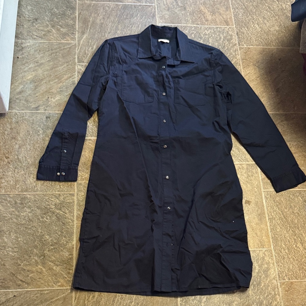 GAP Women's Navy Long Jacket